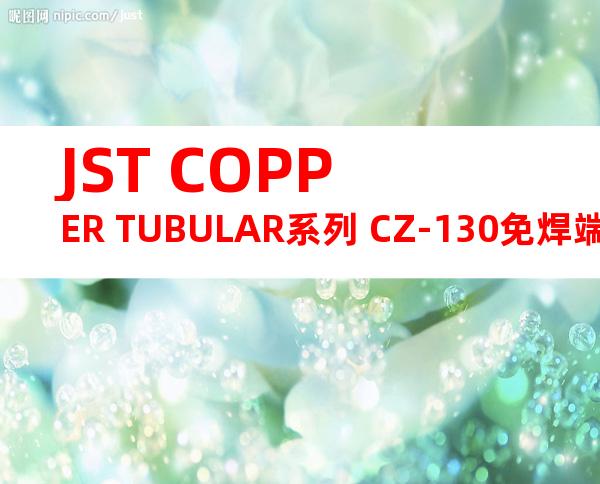 JST COPPER TUBULAR系列 CZ-130免焊端子产品规格书